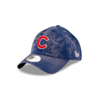 Chicago Cubs Gorra | New Era MLB Hand Brush Wash Casual Classic Adjustable Cap Mexico - Azules